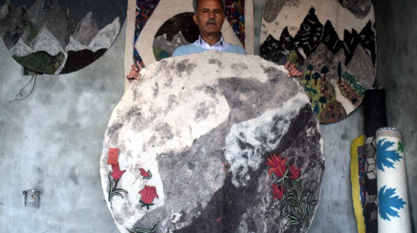 Photo Essay: Namda and Nuno Felting