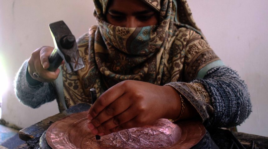 Photo Essay: Women coppersmiths of Kashmir