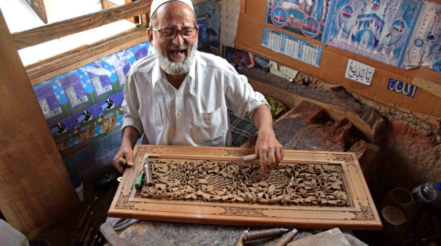 Photo Essay: Kashmir’s Unsung Wood Carver